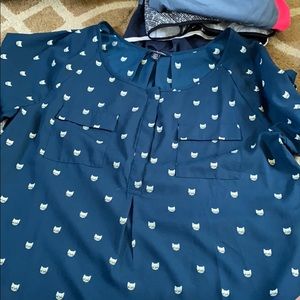 American eagle cat blouse